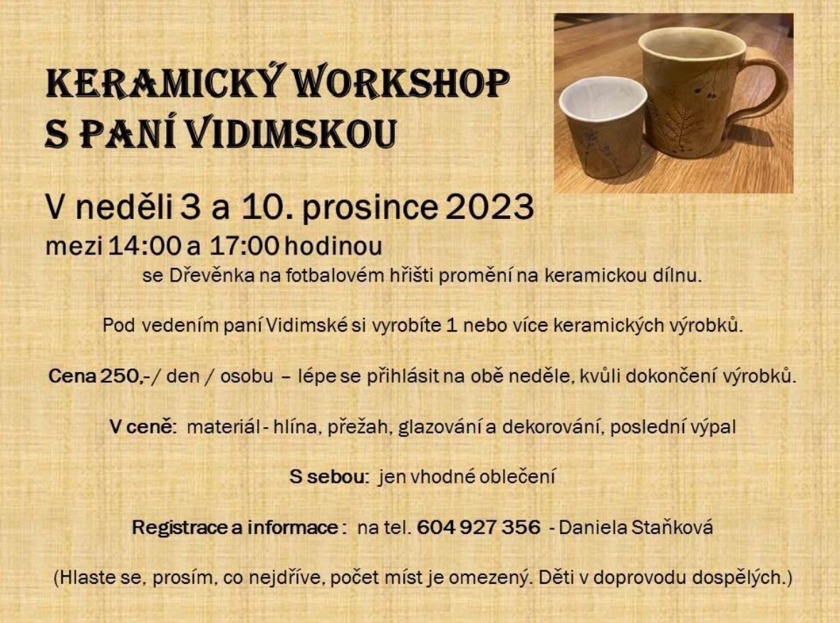 workshop 2023 dřevěnka